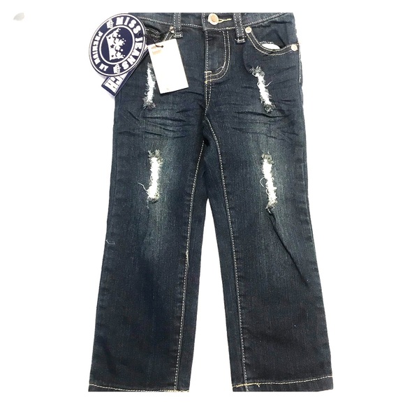 Miss Jeans Blue Stretch Jeans 4T MSRP: $36 - Picture 1 of 5